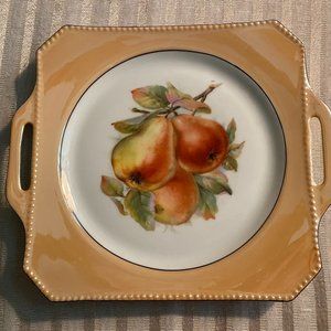 5 piece Luster wear granny kitch plates German Made (4) 6 inch & (1) nine inch.